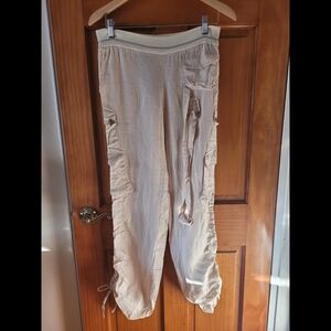 Andrea Rosati Designer Sporty Beige Cargo Pants